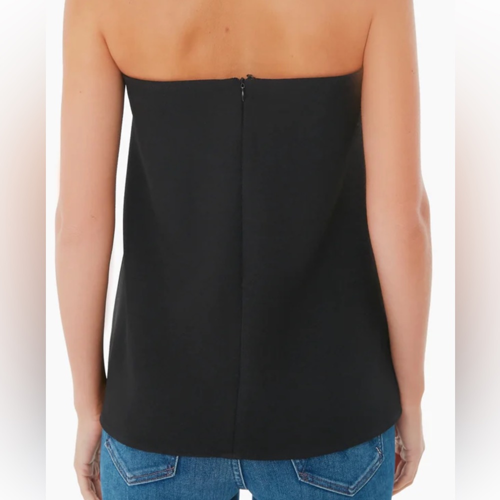 Tuckernuck strapless noir Marin top size S new with tag - Picture 3 of 7